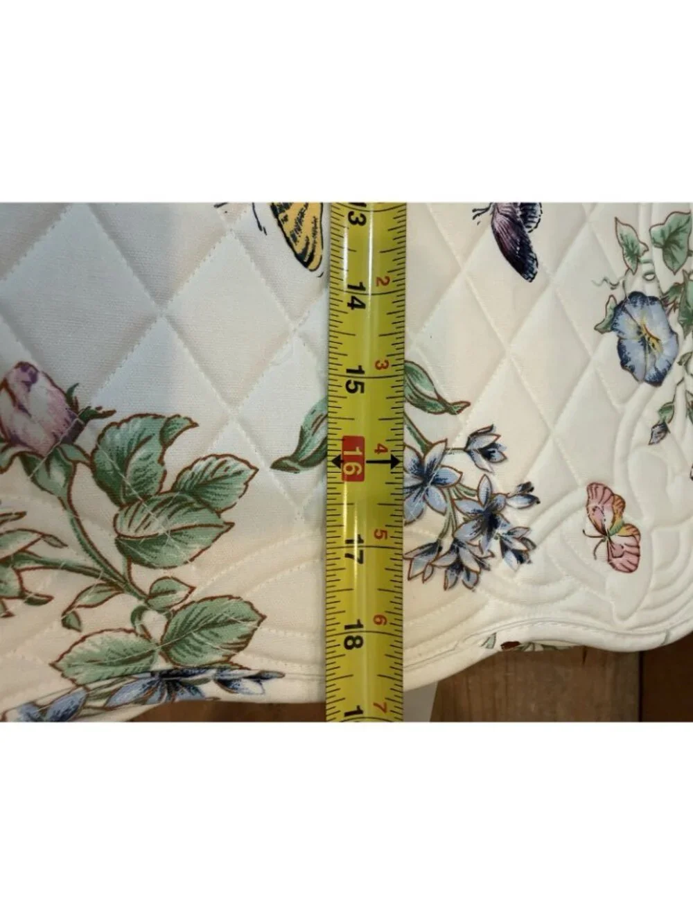 Lenox American by Design Butterfly Meadow Quilted Placemats Set of 4 - 19x12.5